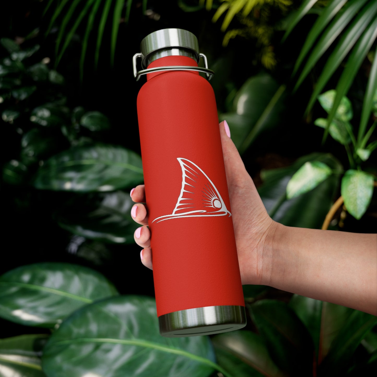 Redfish - Chasin Tails - Copper Vacuum Insulated Bottle, 22oz