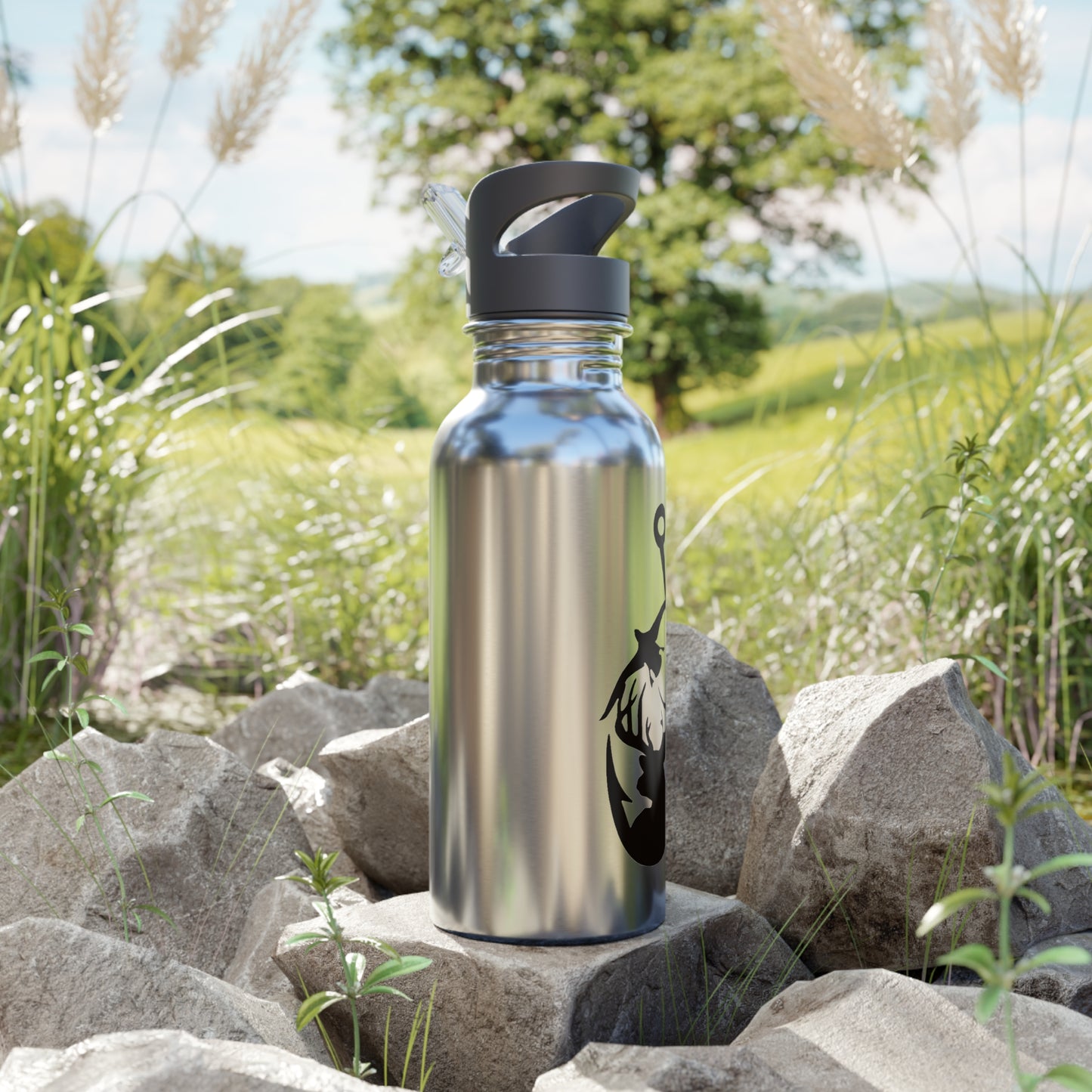 Hunting Combo - Stainless Steel Water Bottle With Straw, 20oz