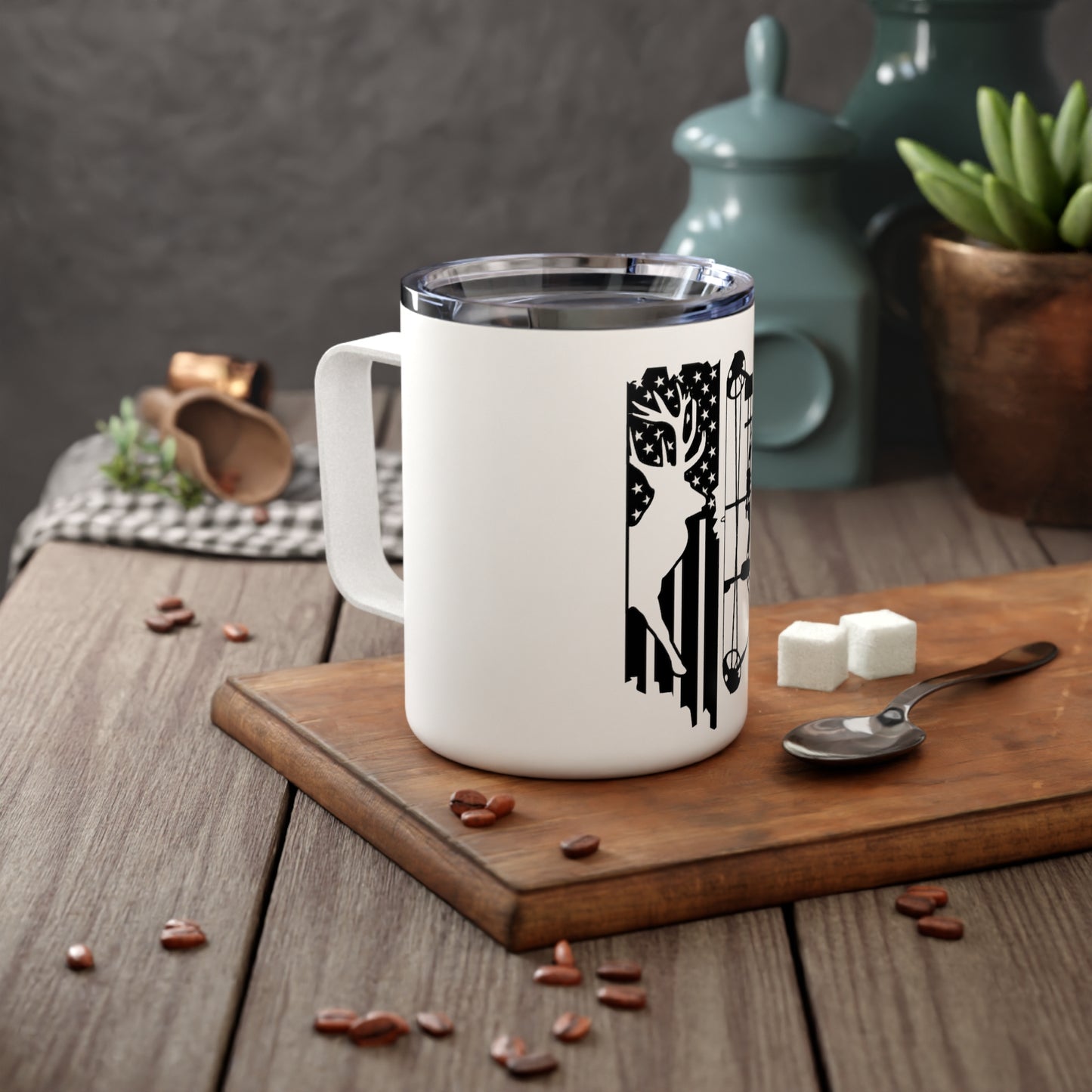 Bow Hunter - Insulated Coffee Mug, 10oz