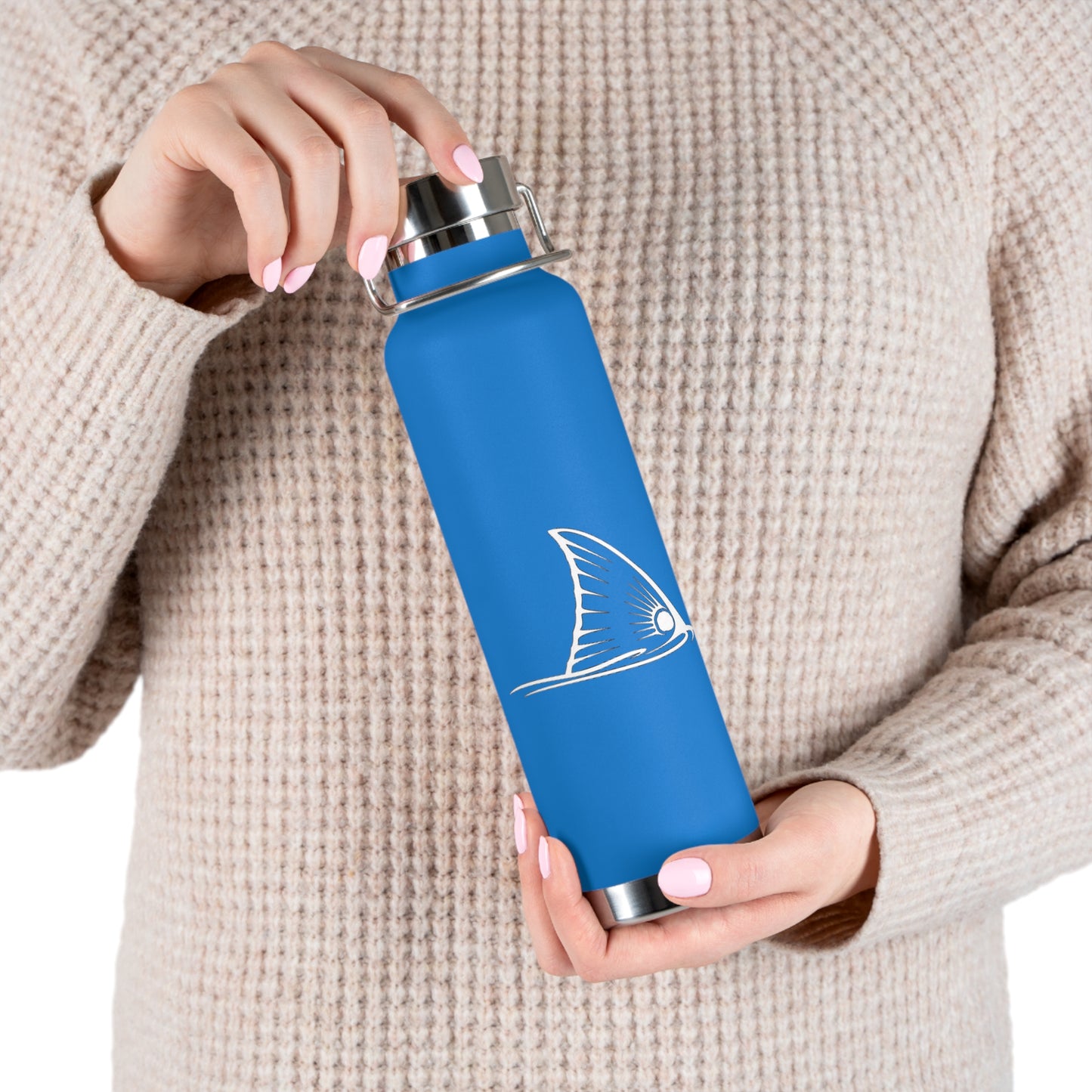 Redfish - Chasin Tails - Copper Vacuum Insulated Bottle, 22oz