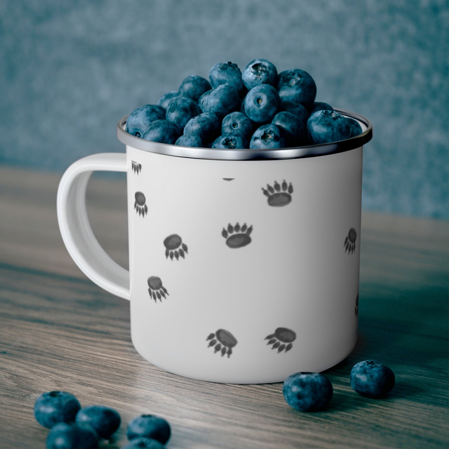 Bear Paws - Enamel Camping Mug
