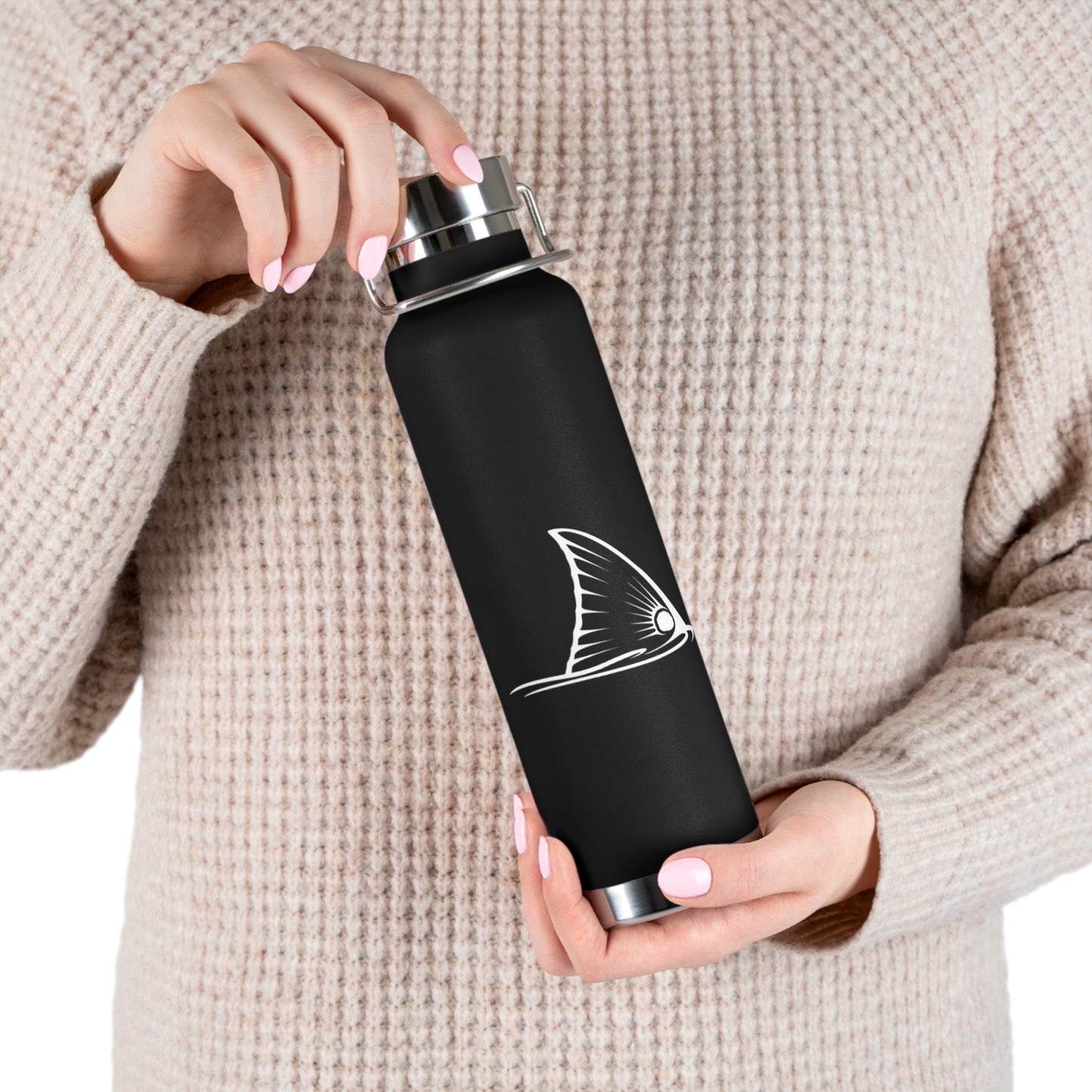 Redfish - Chasin Tails - Copper Vacuum Insulated Bottle, 22oz